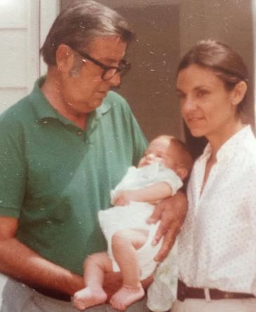 Roland Von Kurnatowski Sr. with his ex-wife Gina Capitan and their son Theo Von